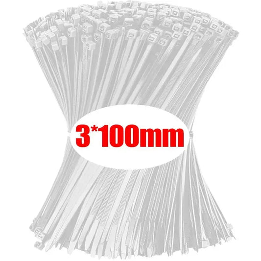 Colliers de Serrage type Serflex Blancs 3 x 100 mm pour votre vélo