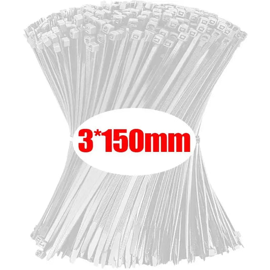 Colliers de Serrage type Serflex Blancs 3x 150 mm pour votre vélo