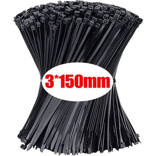 Colliers de Serrage type Serflex Noirs 3 x 150 mm pour votre vélo