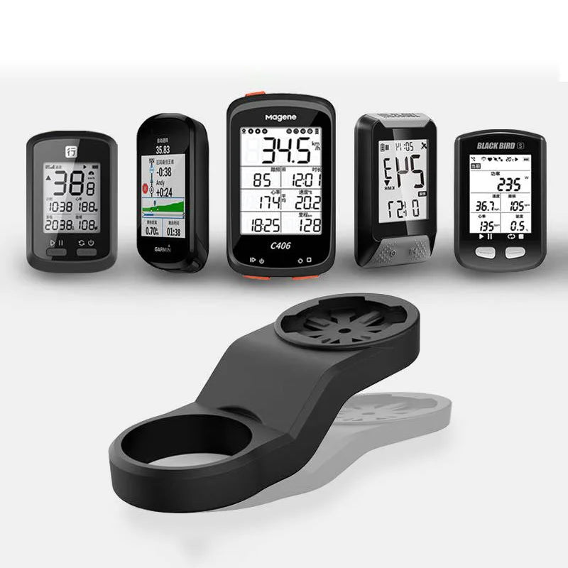 Support pour Guidon, se fixe sur la Potence du vélo, VTT, gravel. Compatible compteurs Garmin, wahoo, bryton ou iphone